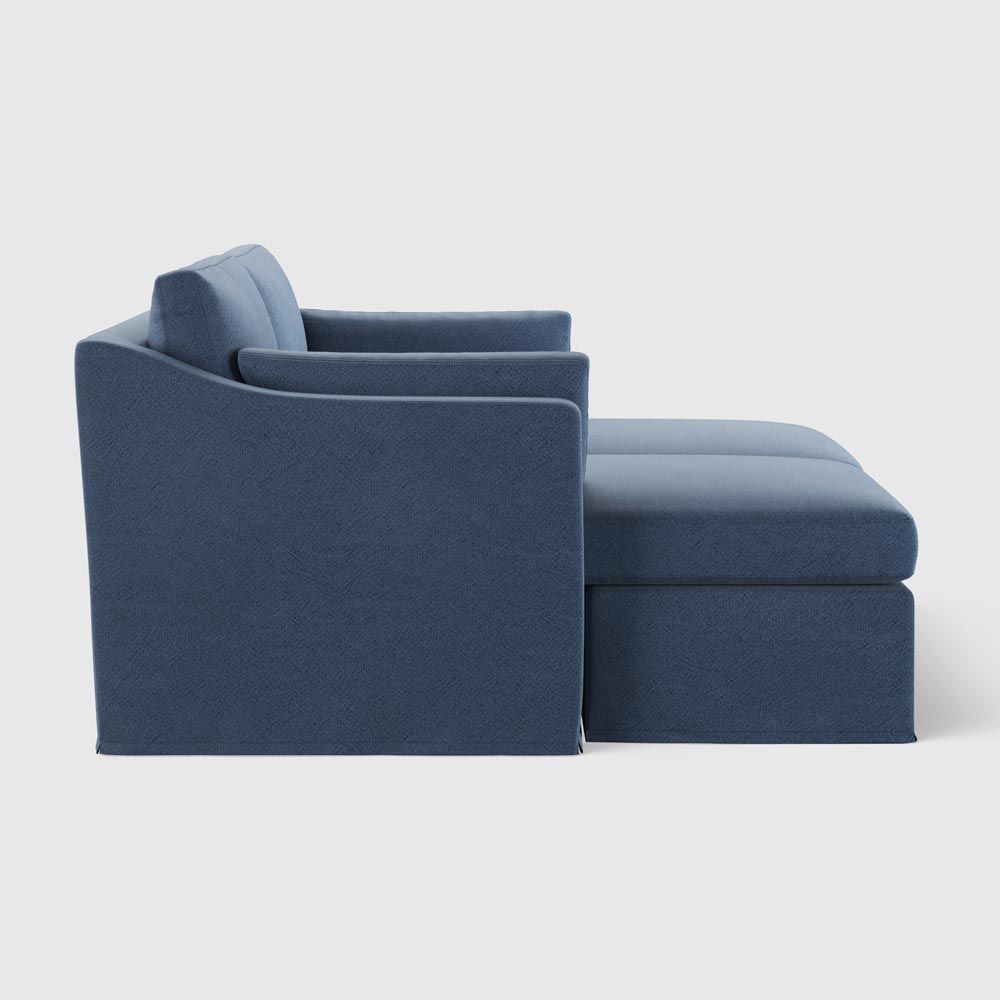 Clovelly Double Chaise Daybed Navy