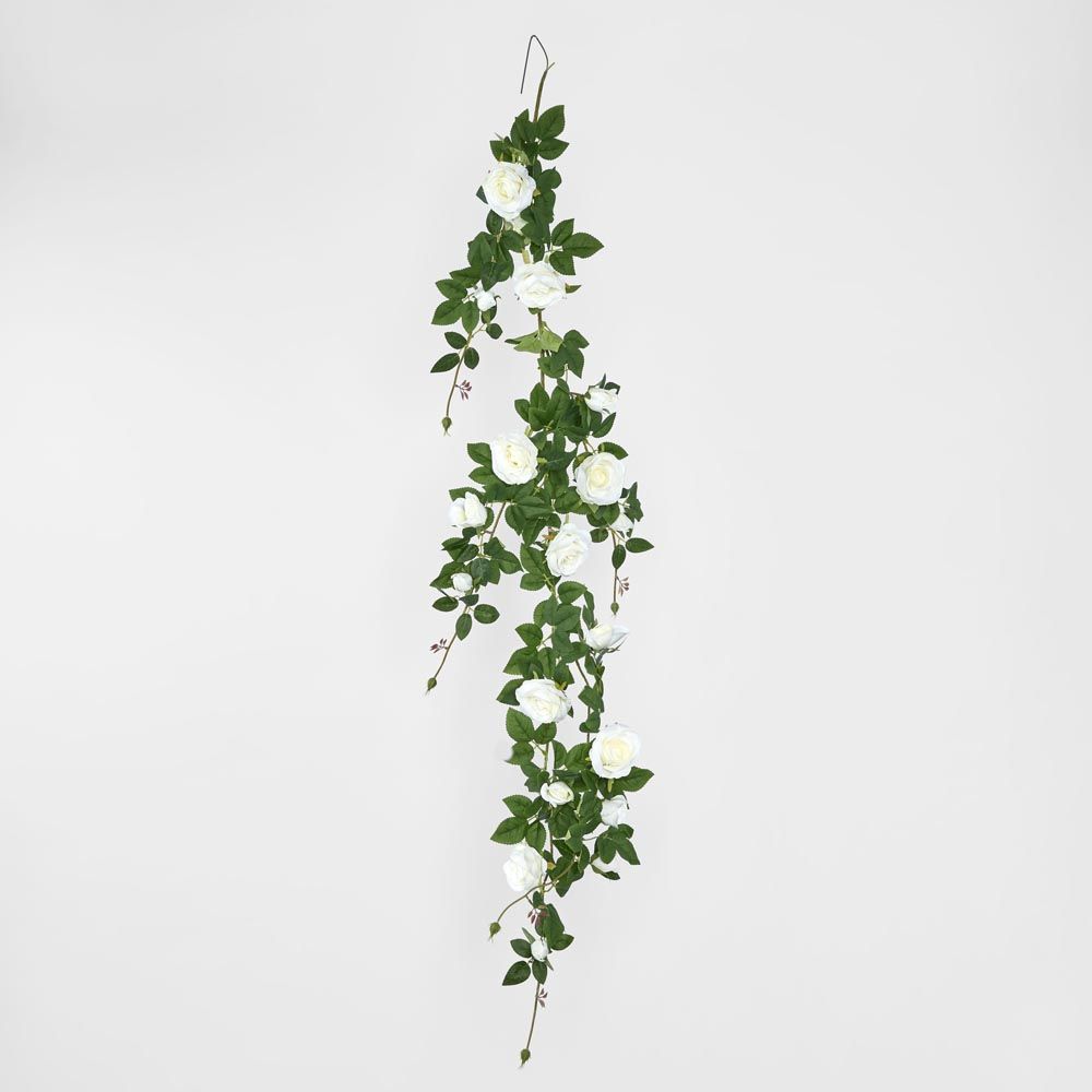 玫瑰花环150厘米白色