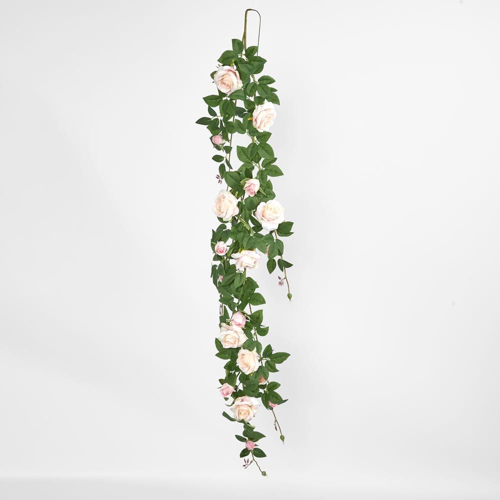 玫瑰花环150厘米浅粉色