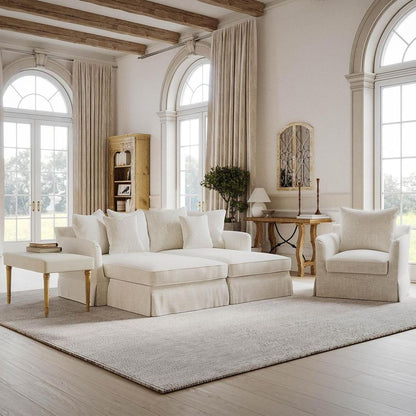 Noosa Double Chaise Daybed Ivory