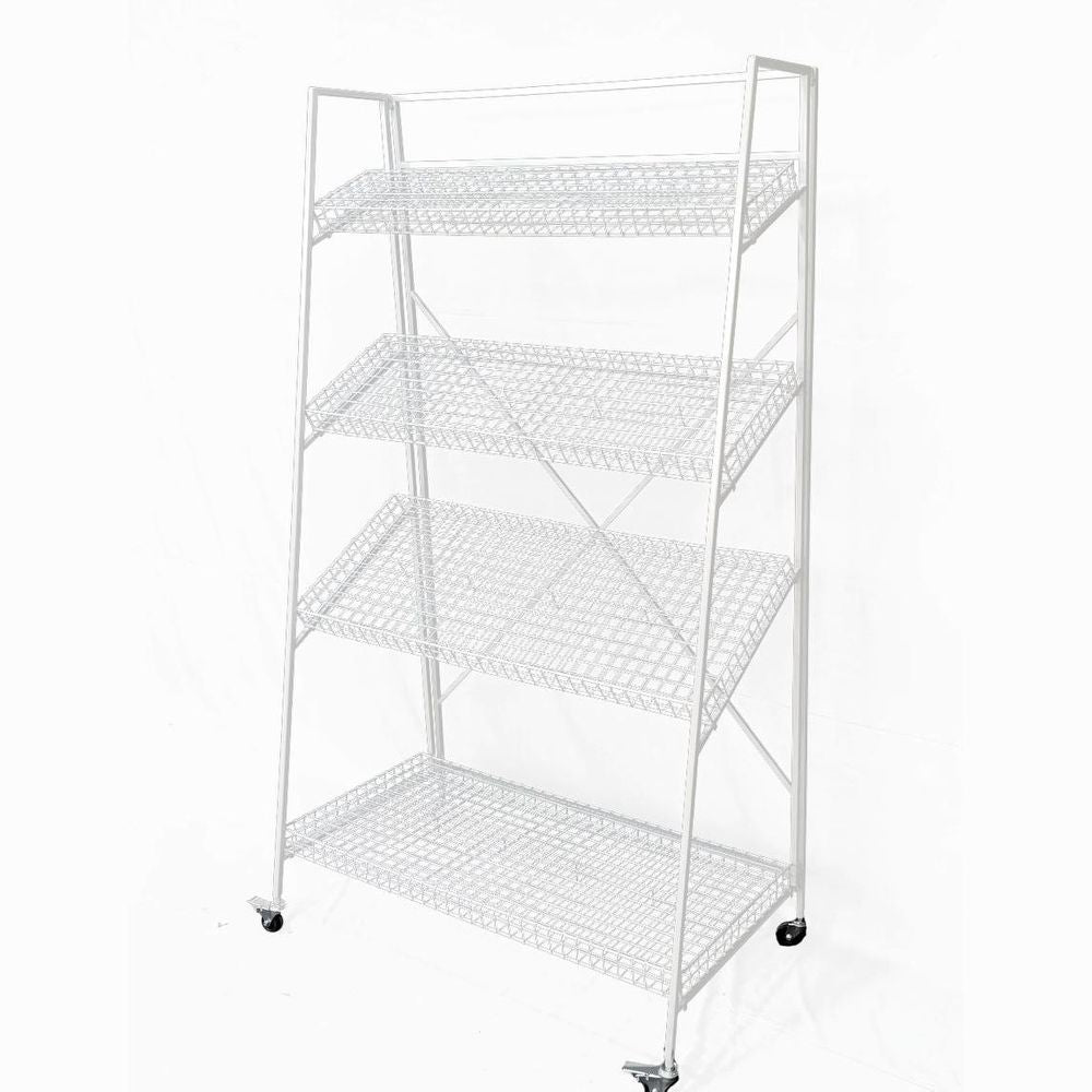 Metal Flower Rack With 6 Shelves 24 Buckets