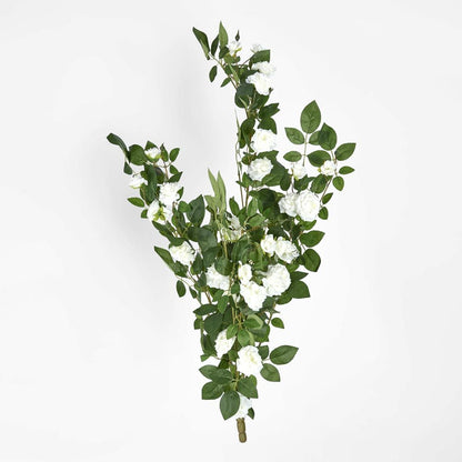 Hanging Rose Spray White