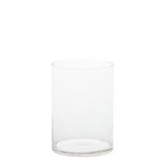 Cylinder Glass Vase 18X25Cm