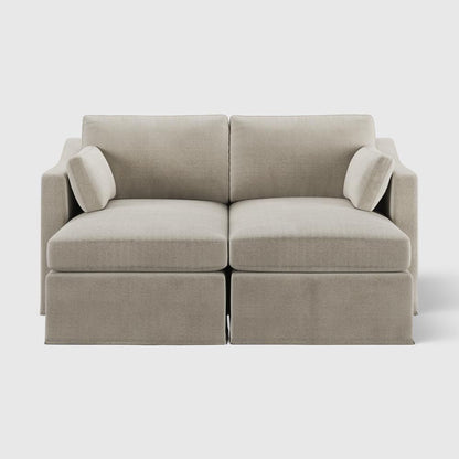 Clovelly Double Chaise Daybed Natural Covers Only