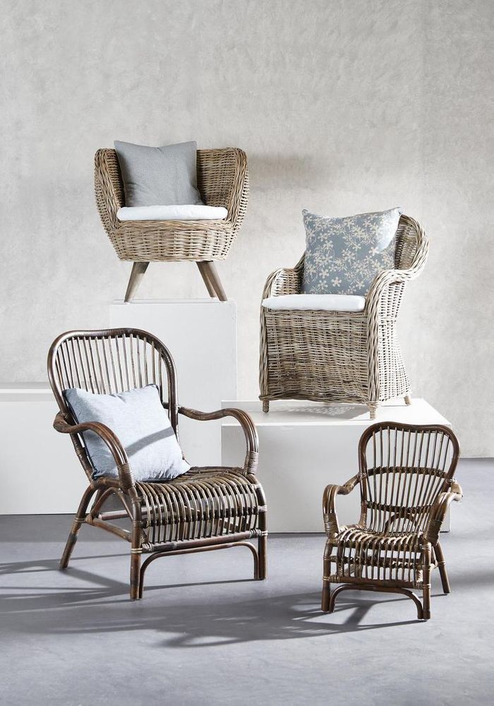 Seville Rattan Armchair Antique -Outdoor Undercover