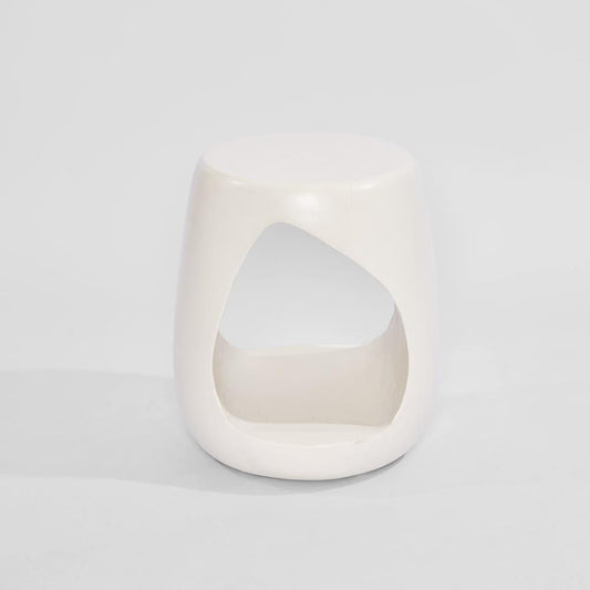 Cava Side Table White