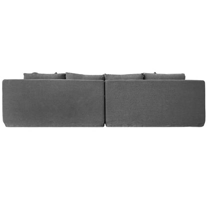 Marbella Modular 4 Seater Reversible Ottoman Chaise Sofa Storm