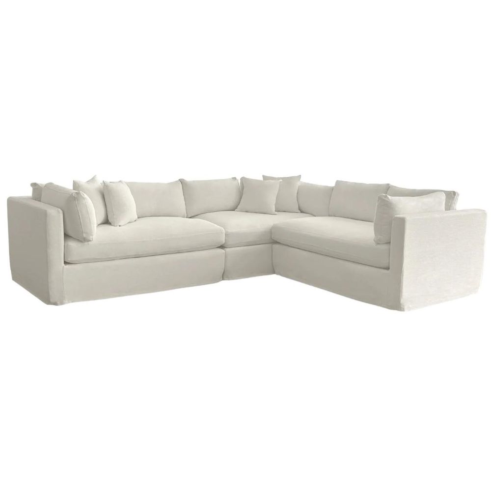Marbella Modular Sofa Ivory - Right Facing