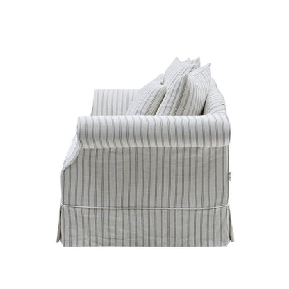 Avalon Hamptons 2 Seat Sofa Stone Stripe