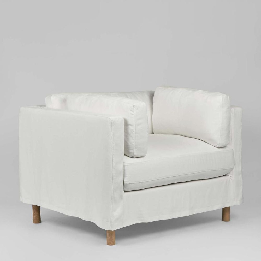 Pamona Arm Chair White