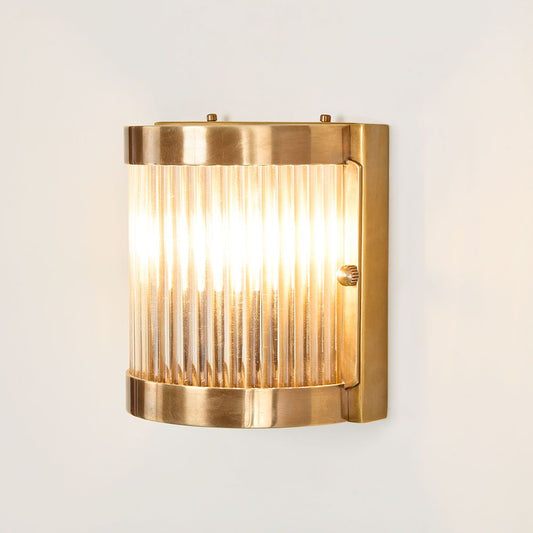 Pretoria Outdoor Wall Light Antique Brass