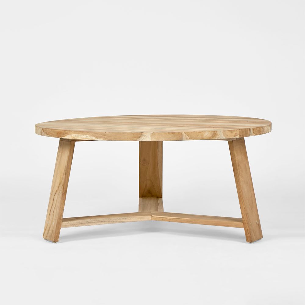 Bermuda Teak Coffee Table 90Cm - Outdoor Under-Cover
