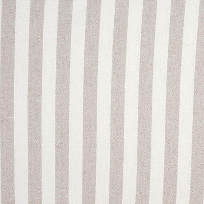 Bondi Hamptons 2 Seat Sofa Natural Stripe W/White Piping