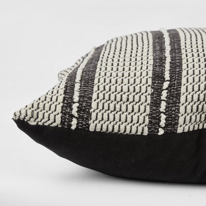 Maverick Cushion Cover 50X50Cm Natural/Black
