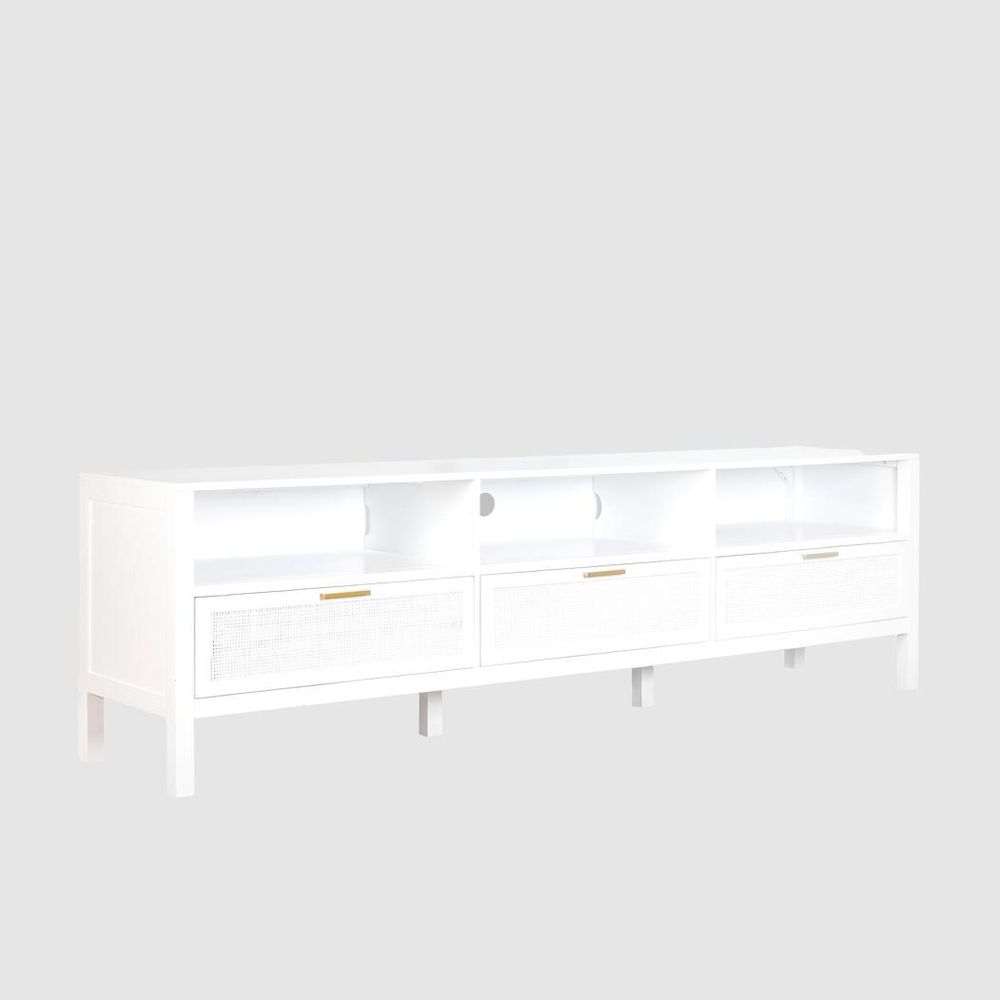 Santorini Large Media Unit White