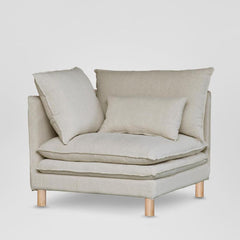 Aura Corner Base Cover C7 Natural Linen