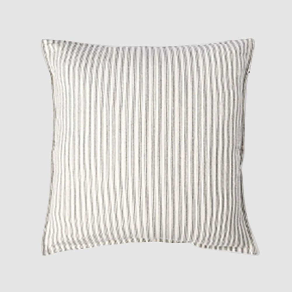 Ticking Cushion Grey 50X50