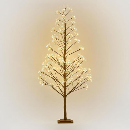 Nature Brown Starry Tree 180Cm With 1395Led