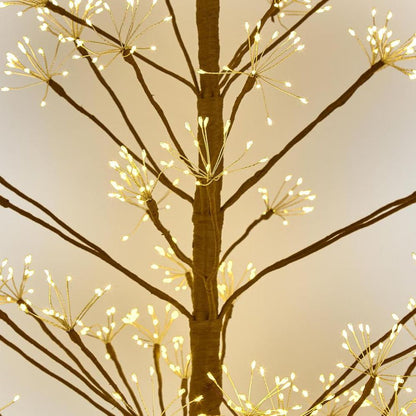 Nature Brown Starry Tree 180Cm With 1395Led