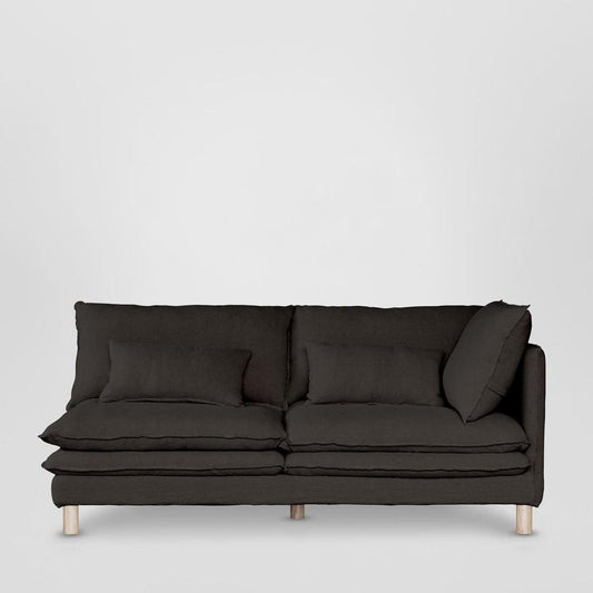 Aura 2 Seater Right Arm Cover Class 7 Black