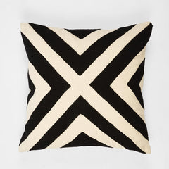 Clifton Cushion Cover 50X50Cm Natural/Black