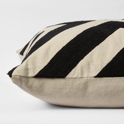 Clifton Cushion Cover 50X50Cm Natural/Black