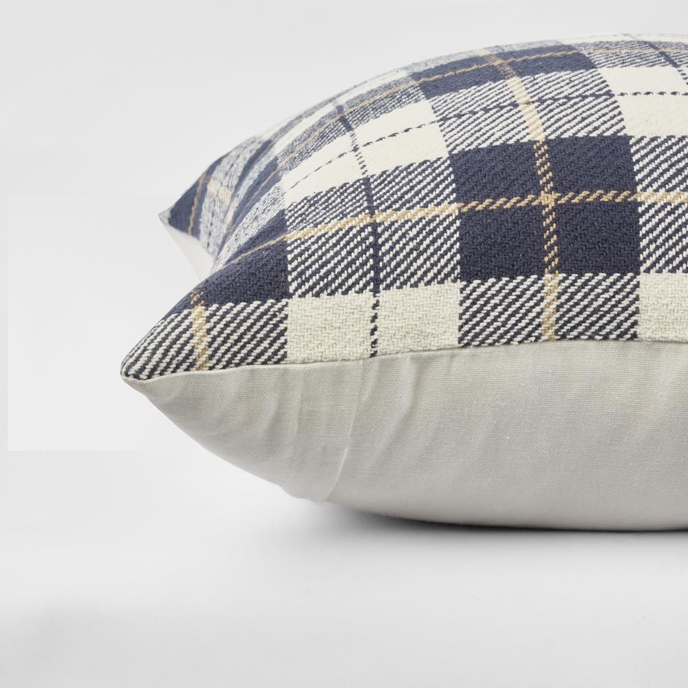 Hickory Cushion Cover 50X50Xm Black/White