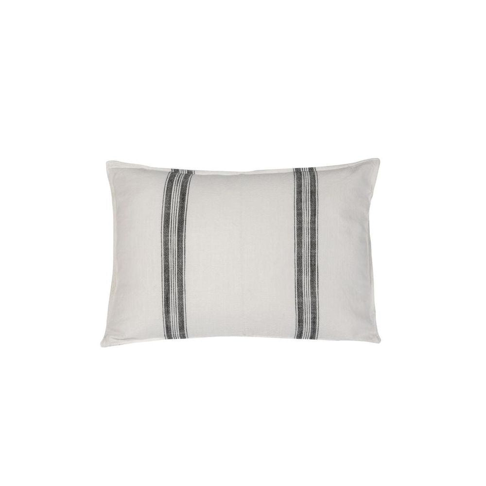 Stripe Slub Cushion 40X60 White