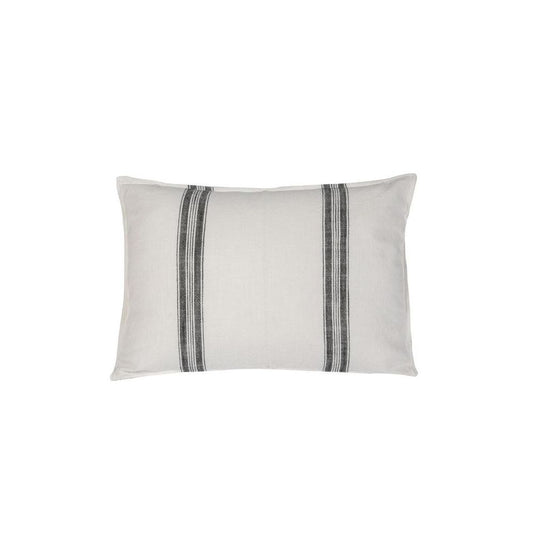 Stripe Slub Cushion 40X60 White