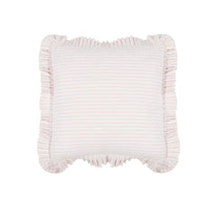 Tick Frill Cushion 50X50 Pink