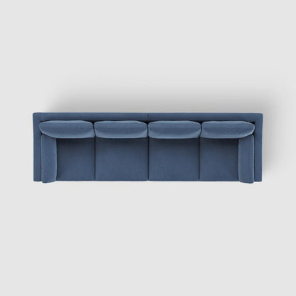 Clovelly 4 Seat Modular Sofa Navy
