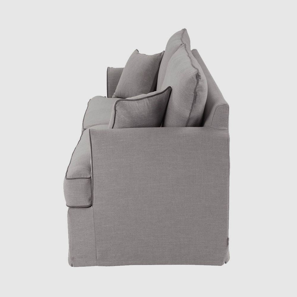 Byron Hamptons 3 Seat Sofa Pebble Grey
