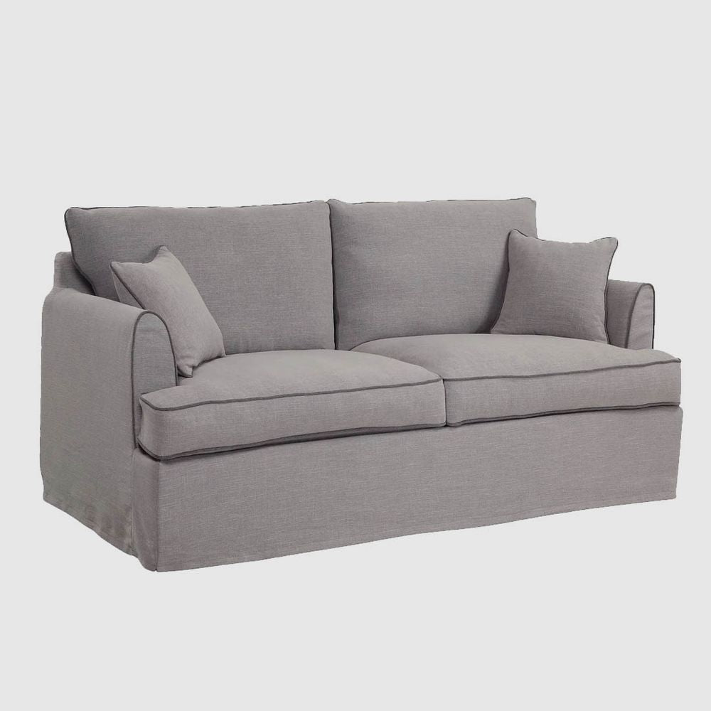 Byron Hamptons 3 Seat Sofa Pebble Grey