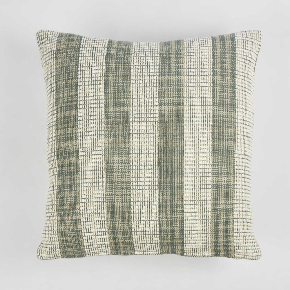 Otis Cushion Cover 60X60Cm Green/White