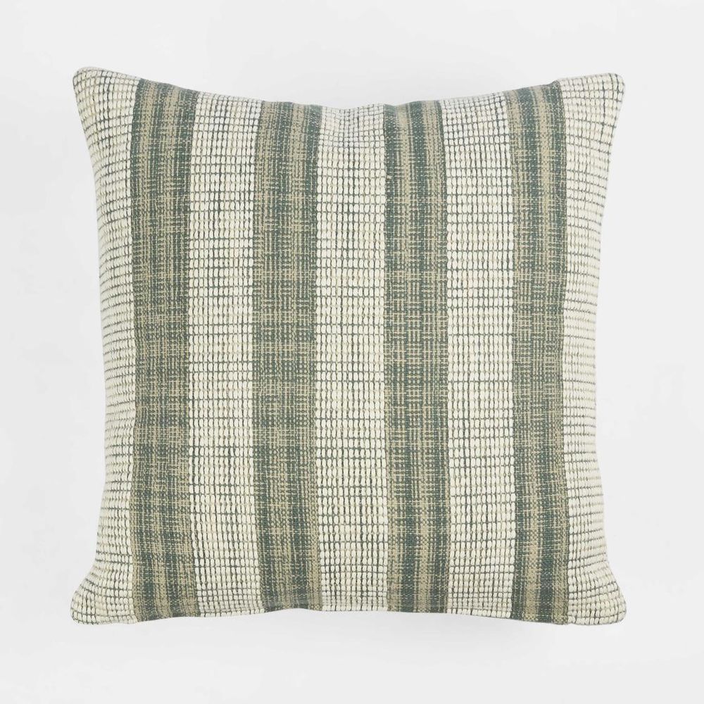 Otis Cushion Cover 60X60Cm Green/White