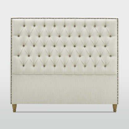 Queenscliff Tufted Bedhead King Beige
