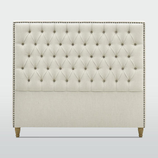 Queenscliff Tufted Bedhead King Beige