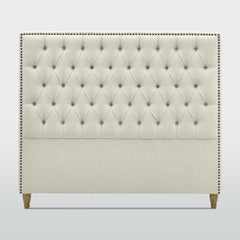 Queenscliff Tufted Bedhead King Beige