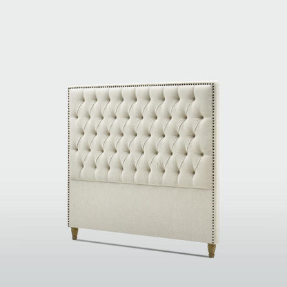 Queenscliff Tufted Bedhead Queen Beige