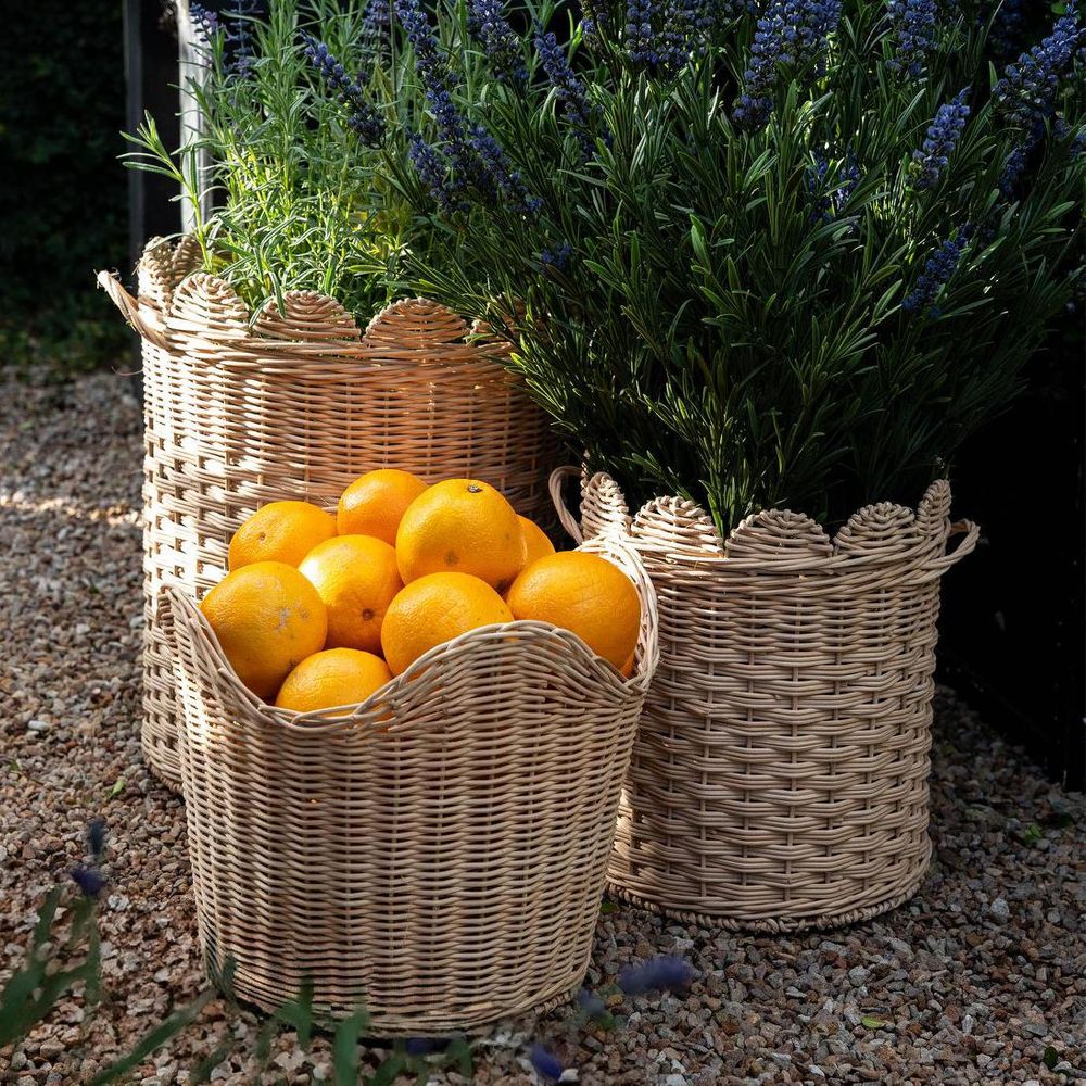 Festonne Baskets S/2