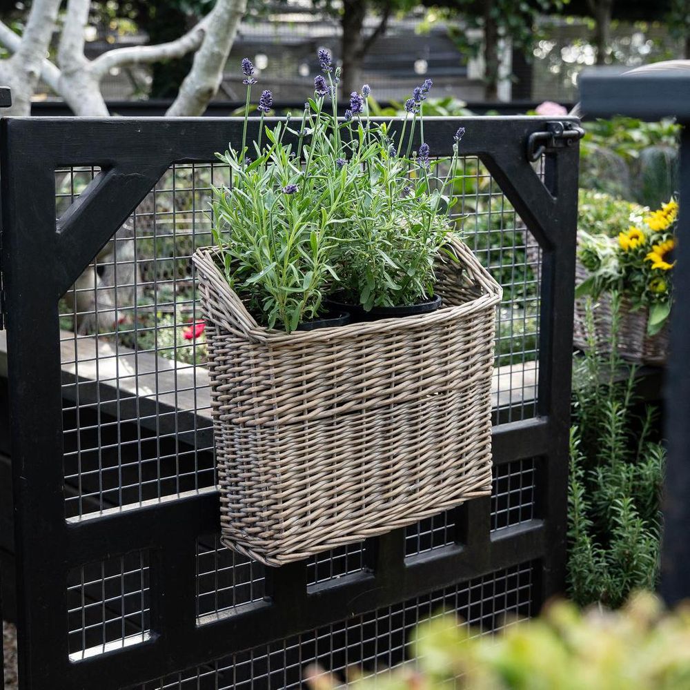 Rectangular Hanging Basket S/2