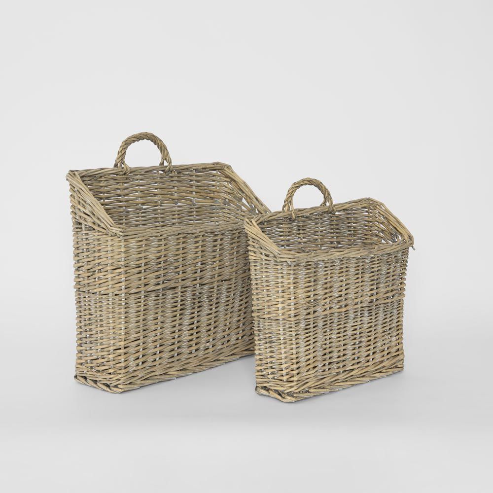 Rectangular Hanging Basket S/2
