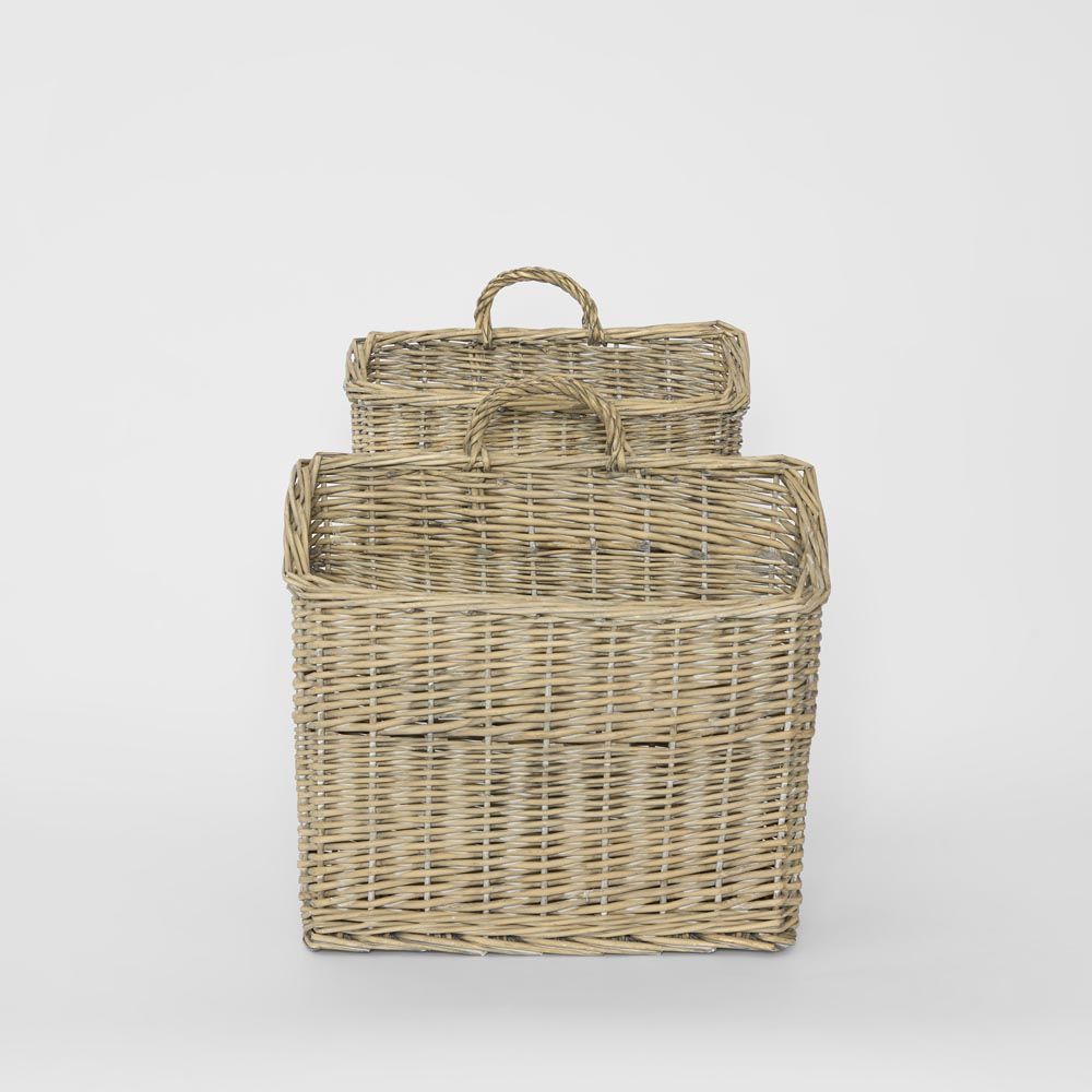 Rectangular Hanging Basket S/2