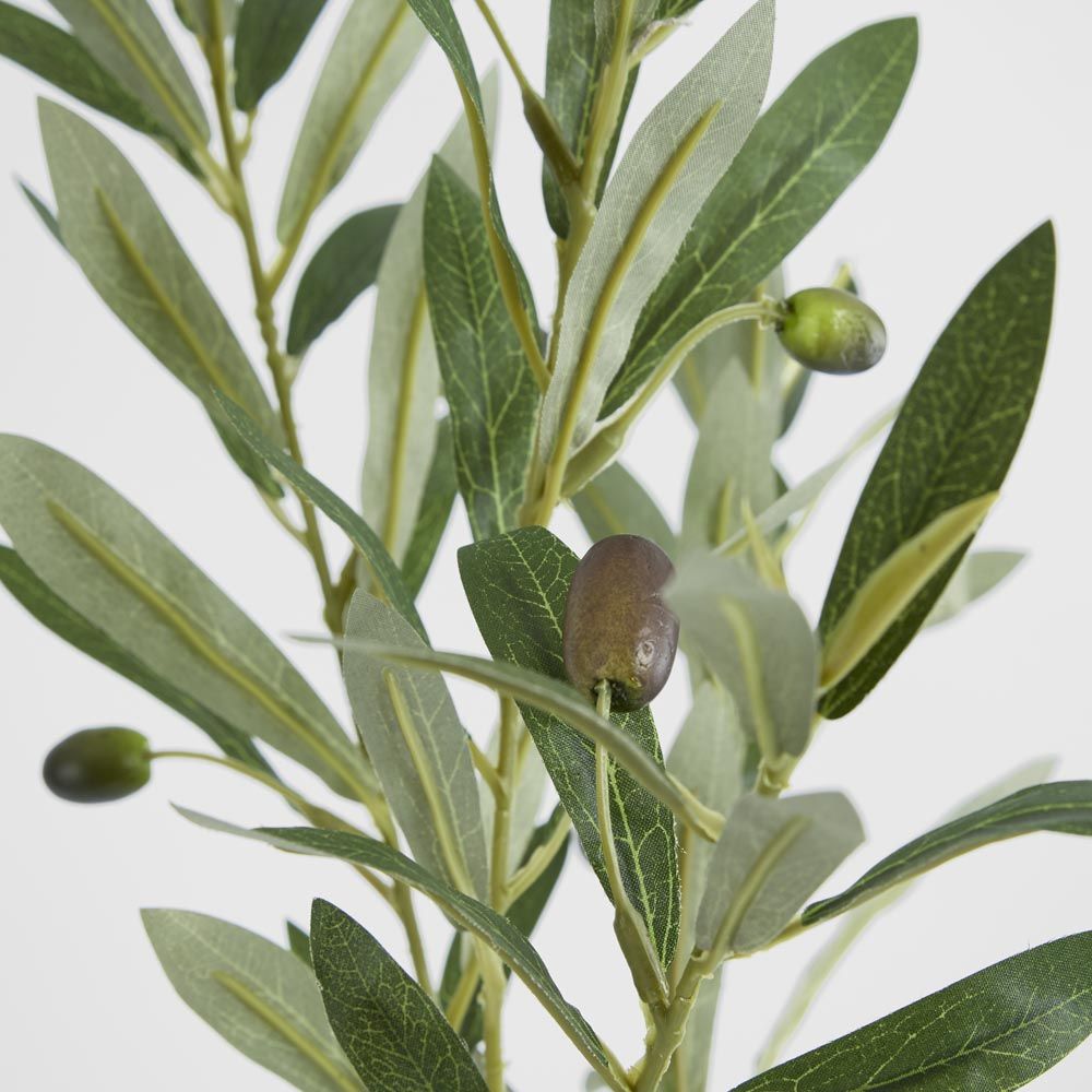 Single Olive Spray 89Cm