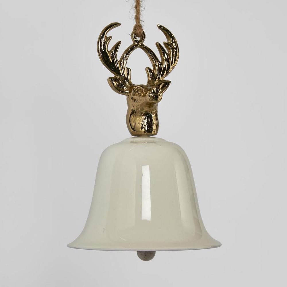 Stag Head Hanging Bell