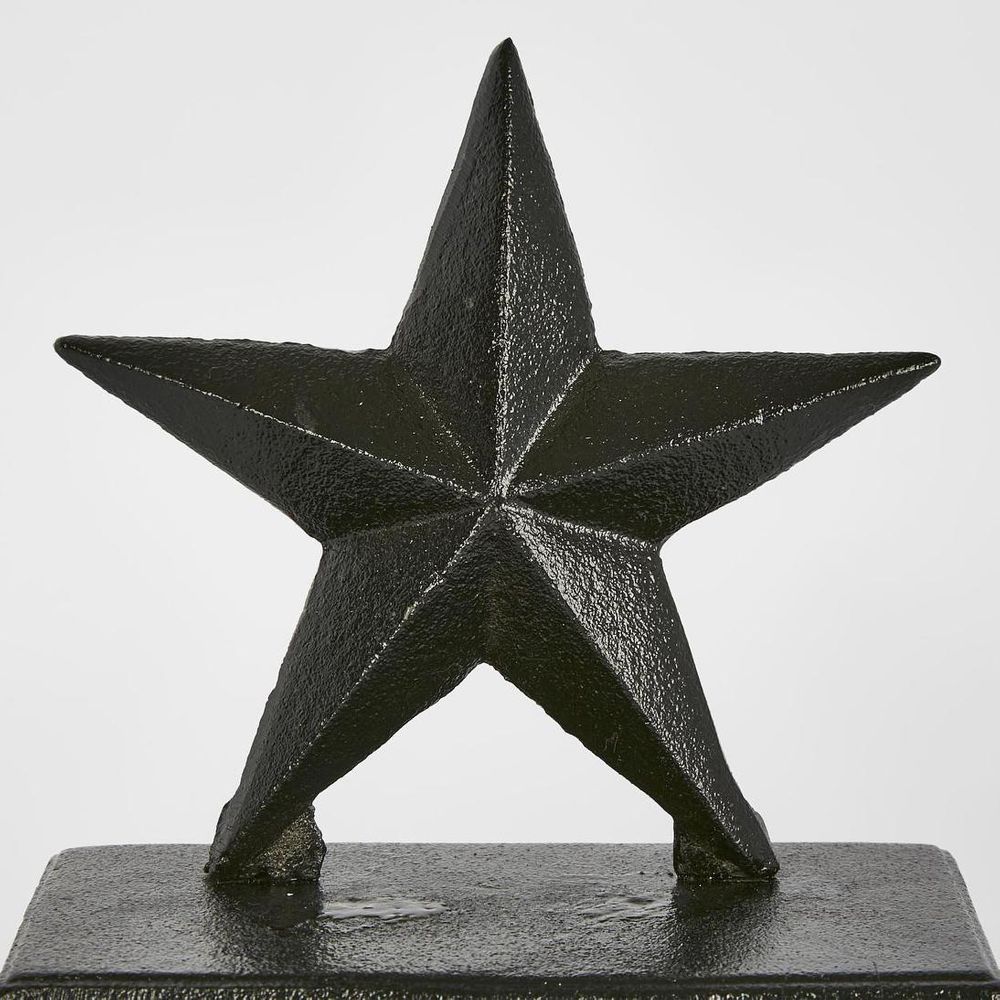 Star Stocking Holder Black