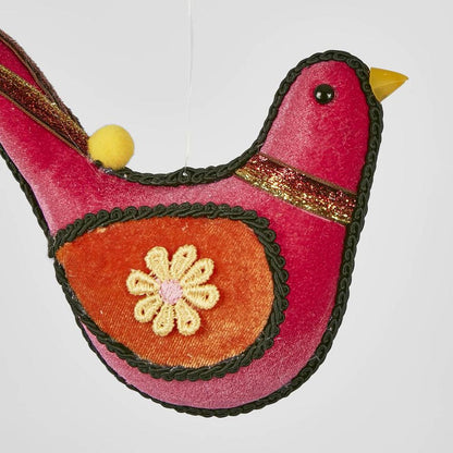 Powers Funky Hanging Bird Pink