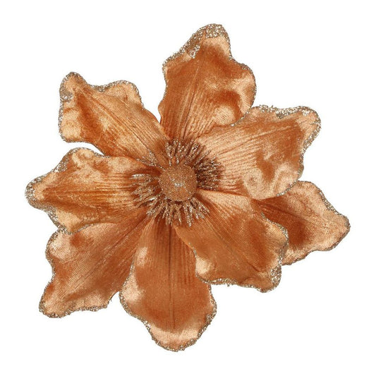 Magnile Velvet Clip On Magnolia Gold