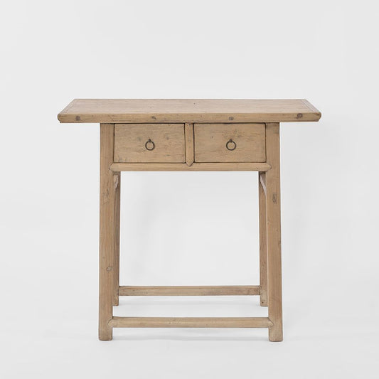 Shanxi 96Cm Table With Drawers 130 Years Old
