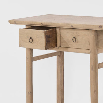 Shanxi 96Cm Table With Drawers 130 Years Old